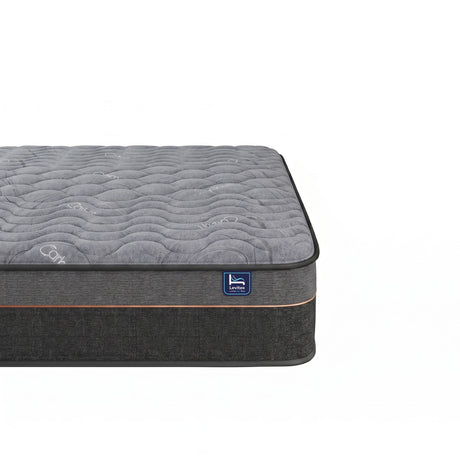 Levitex 25 cm Hybrid Pocket Spring Mattress Firm with 4cm Egg Crate Foam for Deep Sleep Bamboo Charcoal Fabric Single