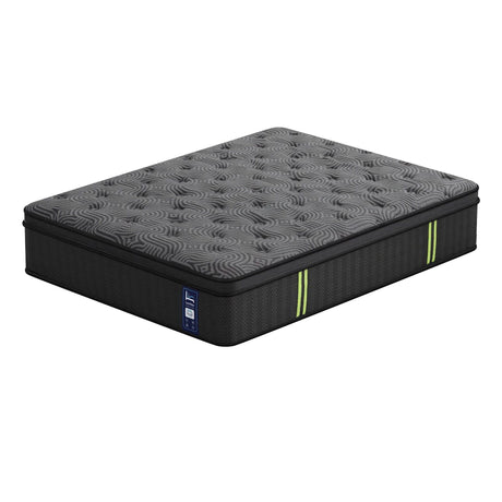 Levitex 34 cm Pocket Spring Mattress with Reinforced Edge Support & 5-Zone Pressure Relief Breathable Gel Memory Foam Hybrid Mattress for Back Pain king