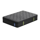 Levitex 34 cm Pocket Spring Mattress with Reinforced Edge Support & 5-Zone Pressure Relief Breathable Gel Memory Foam Hybrid Mattress for Back Pain Single