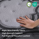 Levitex 5-Zone Pocket Spring Mattress with Latex & Memory Foam 7.5 Firm Hybrid Mattress for Extra Lumbar & Shoulder Support 34 cm Thickness King Single