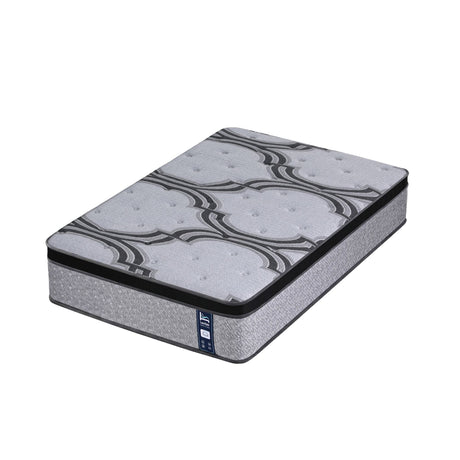 Levitex 5-Zone Pocket Spring Mattress with Latex & Memory Foam 7.5 Firm Hybrid Mattress for Extra Lumbar & Shoulder Support 34 cm Thickness Single