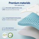 Giselle Bedding 5cm Memory Foam Mattress Topper 7-Zone King Single
