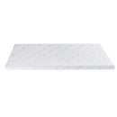 Giselle Bedding 8cm Memory Foam Mattress Topper 7-Zone Graphite Double