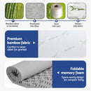 Giselle Bedding 8cm Memory Foam Mattress Topper 7-Zone Graphite Double