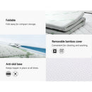 Giselle Bedding Memory Foam Mattress Topper Cool Gel 5cm Single