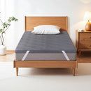 Giselle 8cm Memory Foam Mattress Topper Gel Dual Layer Foam Bamboo King Single