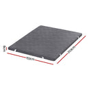 Giselle 8cm Memory Foam Mattress Topper Gel Dual Layer Foam Bamboo Queen