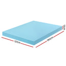 Giselle 12cm Memory Foam Mattress Topper Ventilated Cool Gel Bamboo Cover Double