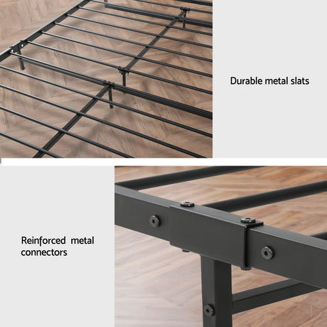 Artiss Bed Frame Queen Size Metal Bed Frame DANE