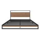 Artiss  Metal Bed Frame Double Size Beds Platform with Mattress