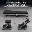 Giantz Garage Creeper 2-in-1 Mechanic Stool Rolling Automotive Z Creeper Seat