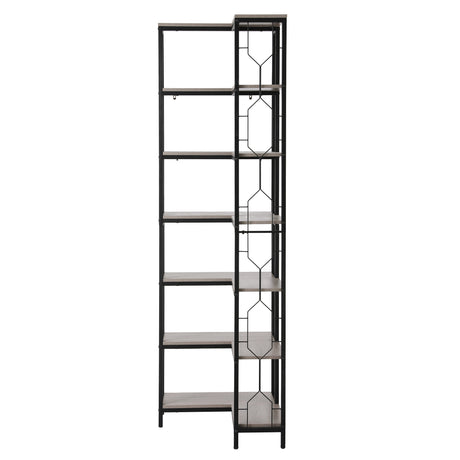 Artiss 6 Tiers Bookshelf Corner Shelf Bookcase Display Shelves Oak