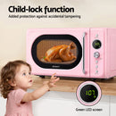 Devanti 20L Microwave Oven 700W Pink