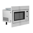Devanti Built In Microwave Oven 30L Grill Air Fry Convection Silver