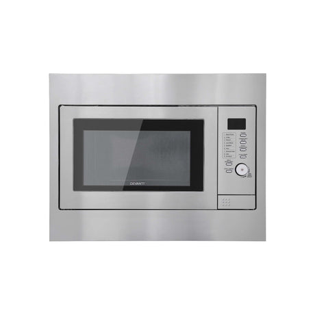 Devanti Built In Microwave Oven 30L Grill Air Fry Convection Silver