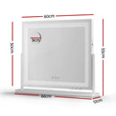 Embellir Makeup Mirror 60x50cm 360～ Rotatable Vanity Mirror with Lights Crystal LED