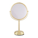 Embellir Makeup Mirror 20x20cm 1X 5X Magnifying Rotation Tabletop Gold