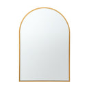 Embellir Arch Wall Mirror, Decorative Gold Frame Mirrors, 61x41cm Bathroom Vanity Mirror, Slim Frame for Living Room Entryway Bedroom Decor