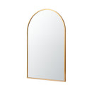 Embellir Arch Wall Mirror, Decorative Gold Frame Mirrors, 61x41cm Bathroom Vanity Mirror, Slim Frame for Living Room Entryway Bedroom Decor