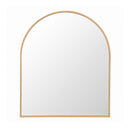 Embellir Arch Wall Mirror, Decorative Gold Frame Mirrors, 86x81cm Bathroom Vanity Mirror, Slim Frame for Living Room Entryway Bedroom Decor