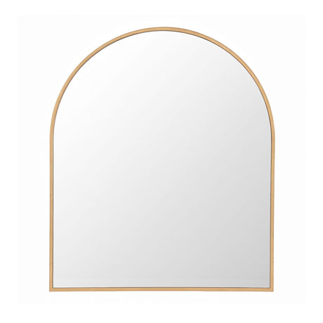 Embellir Arch Wall Mirror, Decorative Gold Frame Mirrors, 86x81cm Bathroom Vanity Mirror, Slim Frame for Living Room Entryway Bedroom Decor
