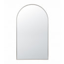 Embellir Arch Wall Mirror, Decorative Silver Frame Mirrors, 86x50cm Bathroom Vanity Mirror, Slim Frame for Living Room Entryway Bedroom Decor