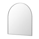 Embellir Arch Wall Mirror, Decorative Silver Frame Mirrors, 86x81cm Bathroom Vanity Mirror, Slim Frame for Living Room Entryway Bedroom Decor