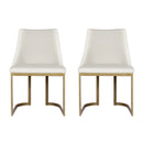 Artiss Dining Chairs Set of 2 Linen Fabric Frame Beige