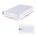 Giselle Cooling Mattress Protector Waterproof Deep Pocket Fitted Cover King Single