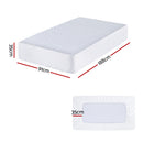 Giselle Cooling Mattress Protector Waterproof Deep Pocket Fitted Cover Single