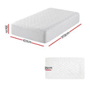 Giselle Waterproof Mattress Protector 100% Cotton Quilted Fitted Cover King Single