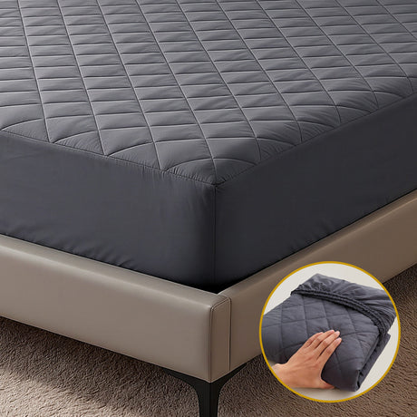 Giselle Water-Resistant Mattress Protector Microfiber 360° Fit Double
