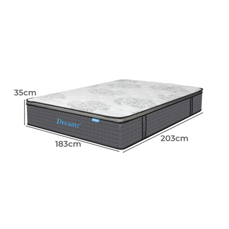Dreamz Spring Mattress Bed Pocket Egg King-2006732740086599682