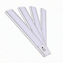 Artiss 4-Pack 25cm Motion Sensor Under Cabinet Lights, LED Closet Light with 5 Colors Dimmable