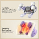 Livemor Neck & Shoulder Massage Pillow with Heat, Cordless 4D Kneading Massager for Home & Office