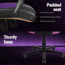 Artiss Gaming Office Chair Computer Chairs Purple