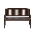 Gardeon Outdoor Garden Bench Wooden 2 Seater Lounge Chair Patio Furniture Brown