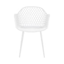 Gardeon 4PC Outdoor Dining Chairs PP Lounge Chair Patio Furniture Garden White