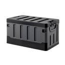 Gardeon Collapsible Outdoor Storage Box 60L Stackable Folding Camping Organizer Black