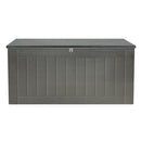 Gardeon Outdoor Storage Box 830L Container Lockable Garden Bench Tool Shed Black