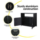 Gardeon Outdoor Storage Cabinet Box Garage Wicker Shed Tools Shelf Chest Garden