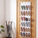 Artiss Over Door Shoe Organiser Storage 6-Tier Pantry Hanger 24 Pockets White