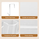 Artiss Over Door Shoe Organiser Storage X2 6-Tier Pantry Hanger 24 Pockets White