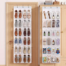 Artiss Over Door Shoe Organiser Storage X2 6-Tier Pantry Hanger 24 Pockets White