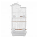i.Pet 100cm Bird Cage Aviary Parrot Budgie White