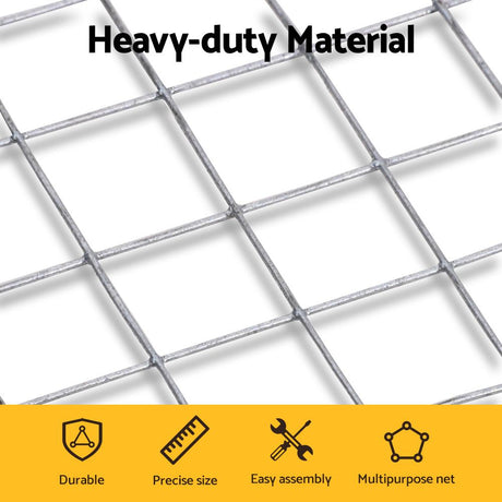 i.Pet Poultry Chicken Fence Pet Netting Wire Mesh Roll Duck Goose Coop 25Mx1.2M