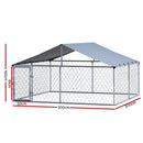 i.Pet Dog Kennel Large House XXL Pet Run Cage Puppy Outdoor Enclosure With Roof