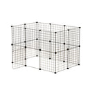 i.Pet Pet Dog Playpen Enclosure Cage 20 Panel Puppy Fence Play Pen Foldable Metal