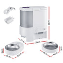 i.Pet Automatic Pet Feeder Water Dispenser 2-in-1 Smart WiFi Dog Cat Food 4L