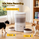 i.Pet 5L Automatic Pet Feeder Dual Bowl Smart Dispenser APP Control Cats Dogs